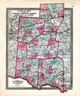 Fayette, Clinton, Brown, Highland, Adams, Ohio State Atlas 1868